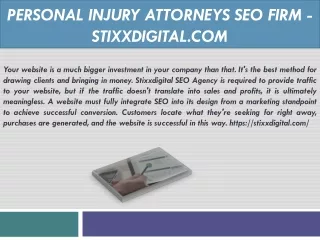 Personal Injury Attorneys SEO Firm - stixxdigital.com