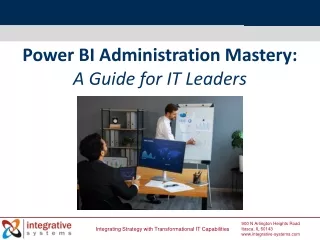 Power BI Administration - Guide for IT Leaders