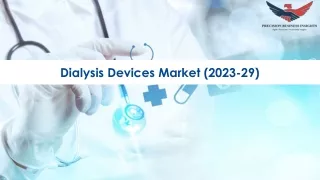 Dialysis Devices Market Size, Growth and Research Report 2029.