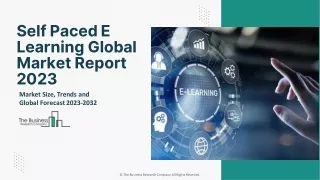 Self-Paced E-Learning Market Size, Statistics, Industry Trends, Growth By 2032