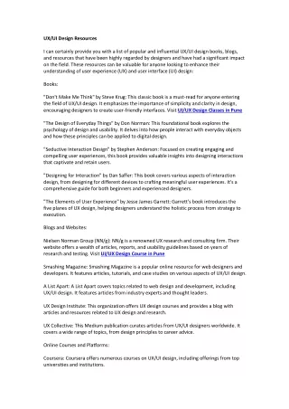 UIUX Design Course in Pune