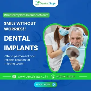 Smile without worries with Dental Implants in Yelahanka | Dental Sage