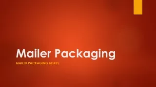 Mailer Boxes