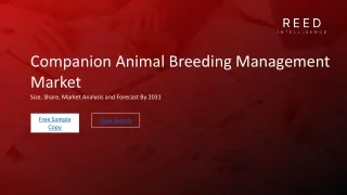 Companion Animal Breeding Management Market Size and Share 2031