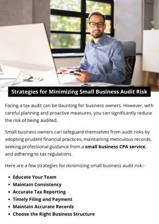 Strategies for Minimizing Small Business Audit Risk