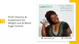 PCOS Vitamins & Supplement for Weight Loss & Blood Sugar Control