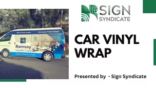 Car Vinyl Wrap