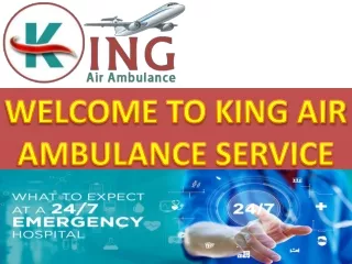 Get a Comfortable Medical Transportation in Gwalior and Goa by King Air