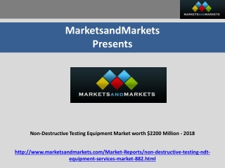 Non-Destructive Testing Equipment Market worth $2200 Million