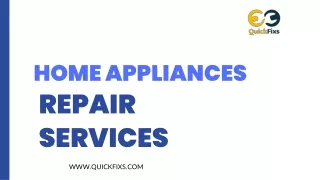 Appliance Repair Services