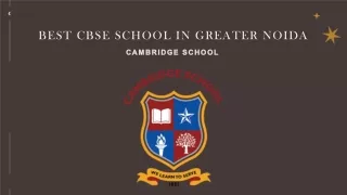 Best CBSE School in Greater Noida