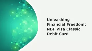 NBF Visa Classic Debit Card