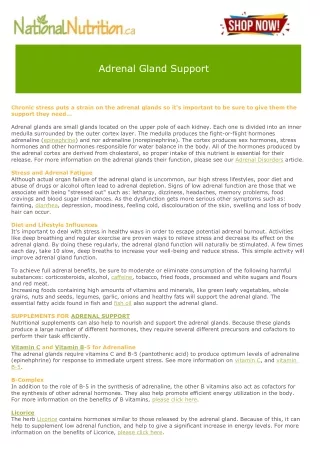 Adrenal Gland Support