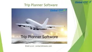 Trip Planner Software
