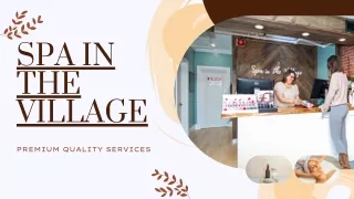 Spa Package Burlington Ontario - Spa in The Village