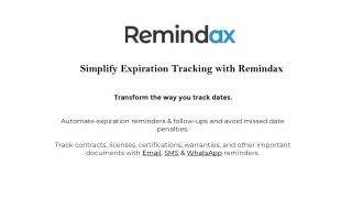 Permit Tracking Software | Remindax.com