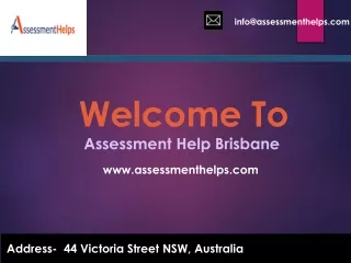 Assessment Help Brisbane