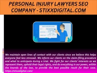 Personal Injury Lawyers SEO Company - stixxdigital.com