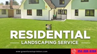 Residential Landscaping Service