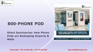 Silent Sanctuaries-How Phone Pods are Reshaping Airports & Malls