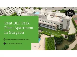 DLF Park Place | Rent DLF Park Place Apartment in Gurgaon