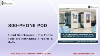 Silent Sanctuaries-How Phone Pods are Reshaping Airports & Malls