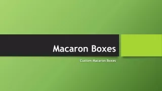 Macaron Boxes