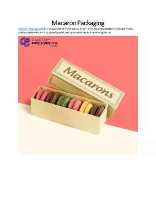 Macaron Packaging