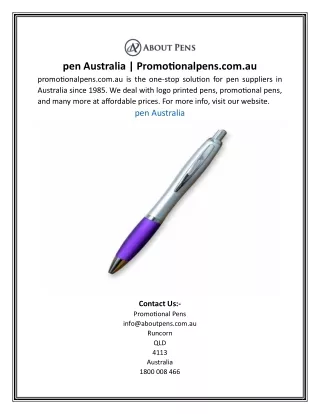 pen Australia | Promotionalpens.com.au