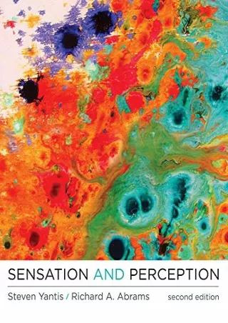 Read ebook [PDF] Sensation and Perception