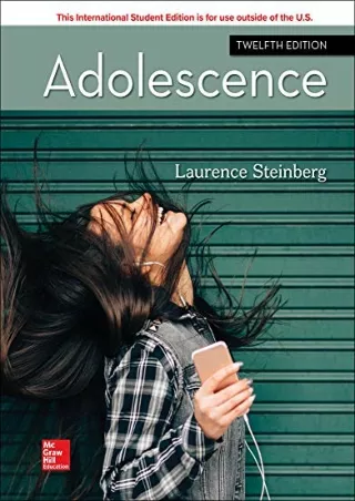 [PDF READ ONLINE] Adolescence