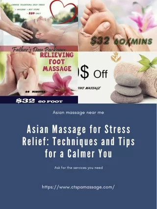 Asian Massage for Stress Relief Techniques and Tips for a Calmer You