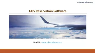 GDS Reservation Software