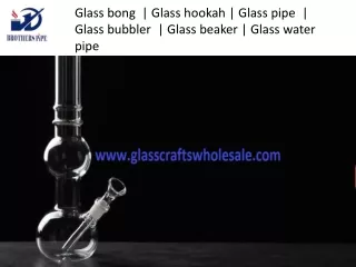 Glass bubbler