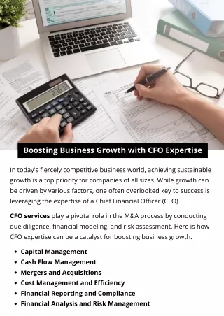 Boosting Business Growth with CFO Expertise