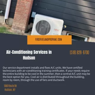 Air-Conditioning Services in Hudson