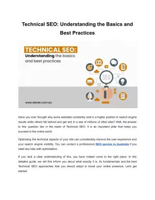 Technical SEO: Understanding the Basics and Best Practices