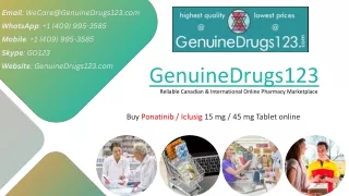 Online Ponatinib Iclusig Purchase with Discount