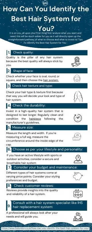 How Can You Identify the Best Hair System for You