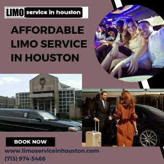 Affordable Limo Service in Houston