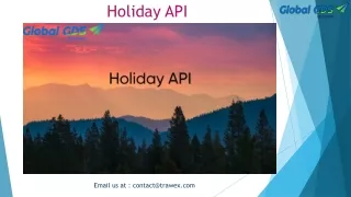 Holiday API
