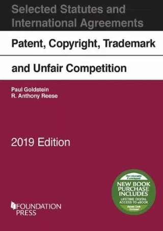 [PDF] DOWNLOAD Patent, Copyright, Trademark and Unfair Competition, Selecte