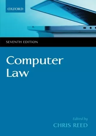 [PDF] DOWNLOAD Computer Law epub