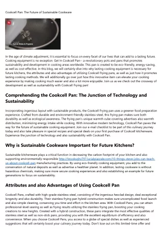 7 Things You Should Not Do With Cookcell Pan