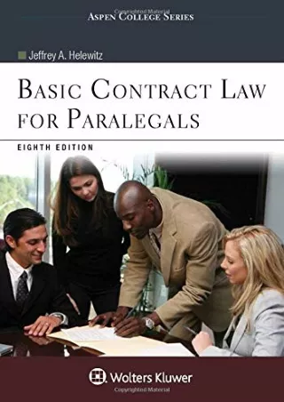 [PDF] DOWNLOAD Basic Contract Law for Paralegals (Aspen College) android