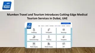 Medical Tourism Services in Dubai, UAE - Mumken Travel and Tourism