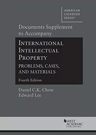 get [PDF] Download Documents Supplement to Accompany International Intellec