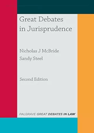 READ [PDF] Great Debates in Jurisprudence (Great Debates in Law, 9) ebooks