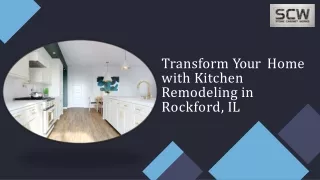 Transform Your  Home with Kitchen Remodeling  in Rockford, IL-Stone Cabinet Works