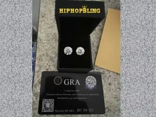 Sparkle and Elegance: Discover Exquisite Moissanite Earrings at HipHopBling.com